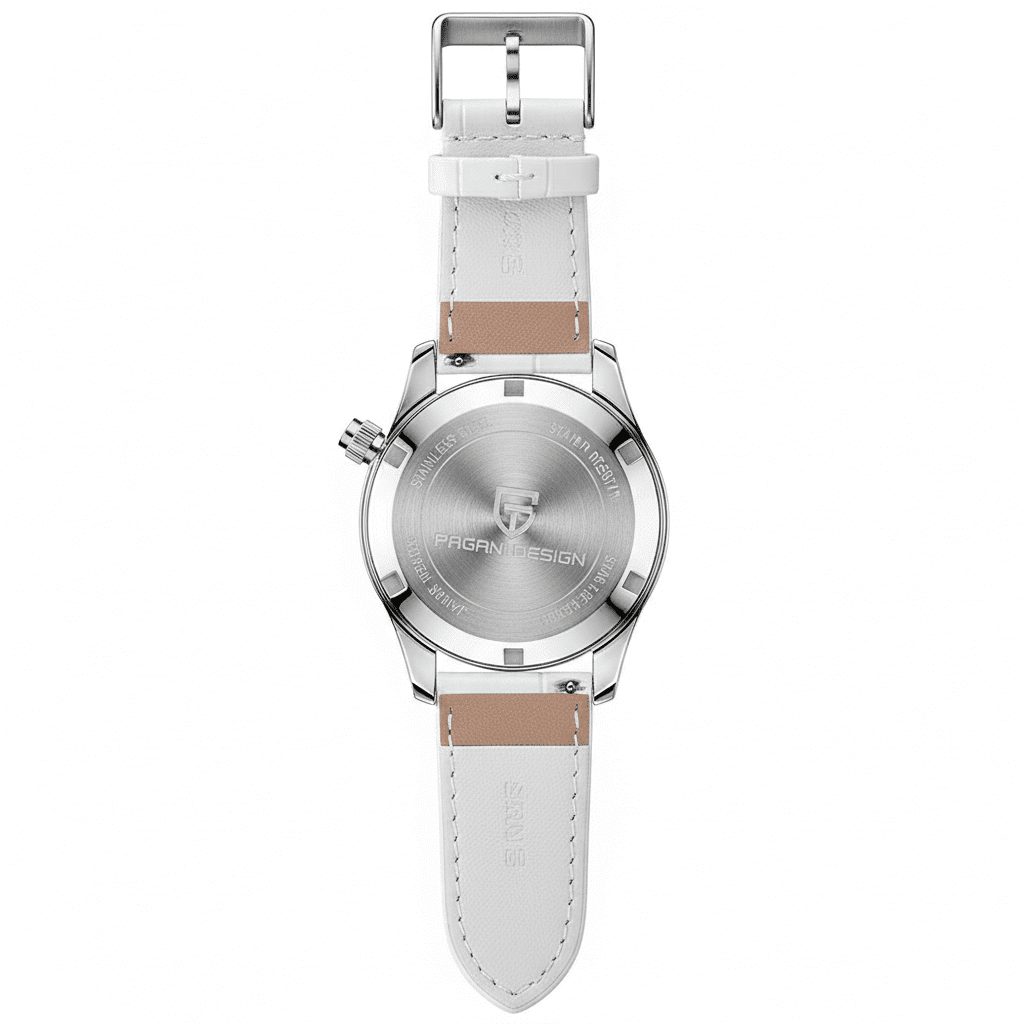 Relógio Pagani Design Feminino Cronógrafo com Safira e Cristais whiteGramora | Luxury Ladies Clothing