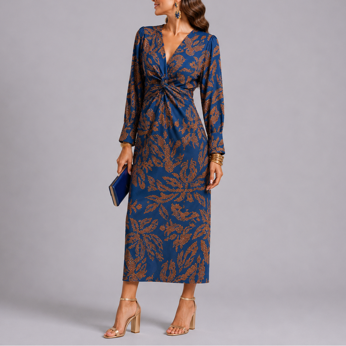Vestido Midi Feminino Verona Twist