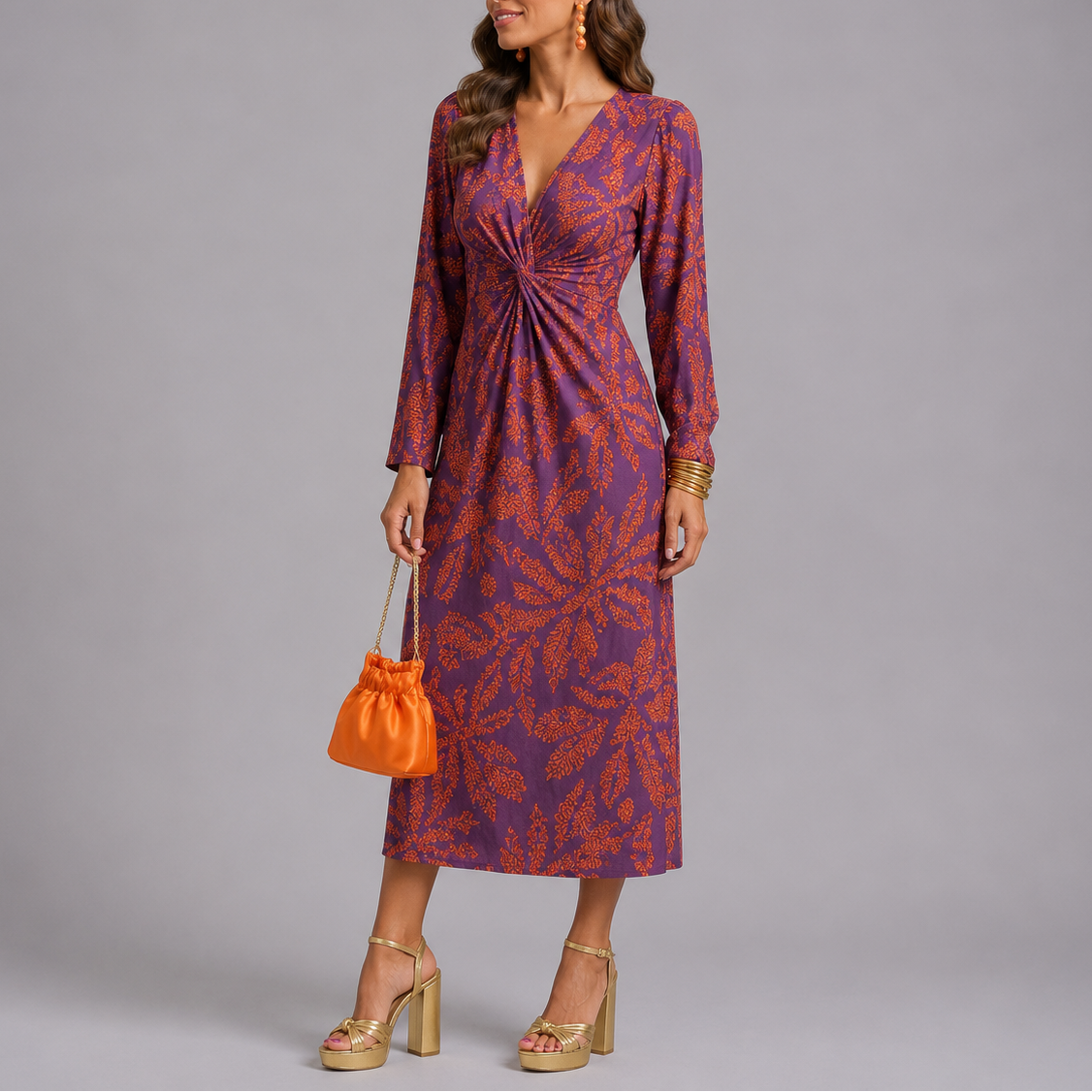 Vestido Midi Feminino Verona Twist