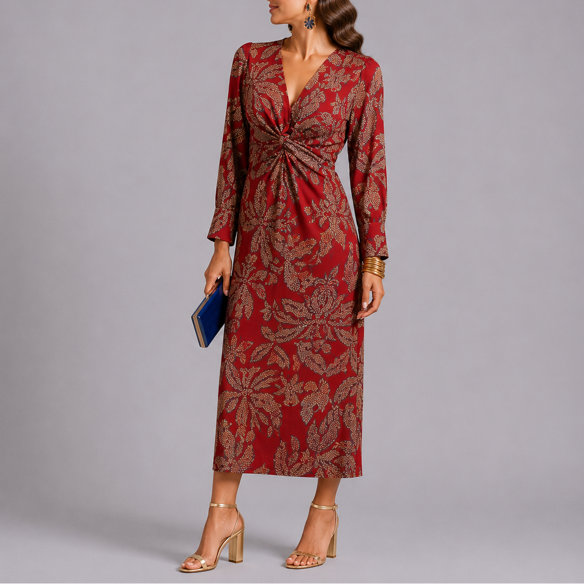 Vestido Midi Feminino Verona Twist
