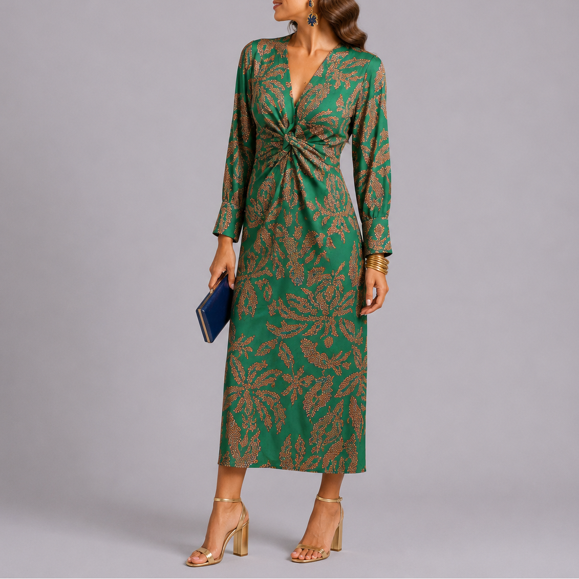 Vestido Midi Feminino Verona Twist