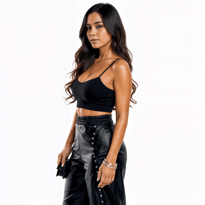 Calça Feminina de Couro Sophi LargasGramora | Luxury Ladies Clothing