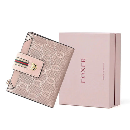 Carteira Feminina Compacta com Fecho Raposa e Zíper RoseGramora | Luxury Ladies Clothing
