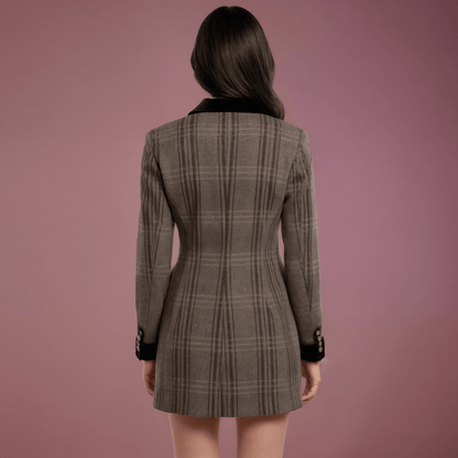 Casaco Xadrez Feminino IsadoraGramora | Luxury Ladies Clothing