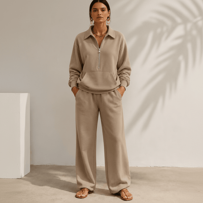 Conjunto Feminino Amara com Calça Pantalona