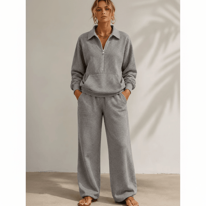 Conjunto Feminino Amara com Calça Pantalona