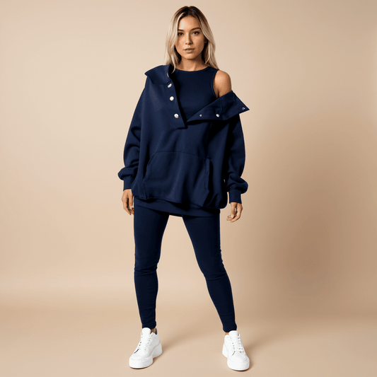 Conjunto de Moletom Feminino MartaGramora | Luxury Ladies Clothing