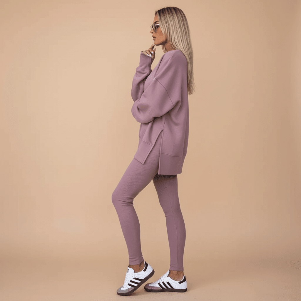 Conjunto Feminino Comfy de MoletomGramora | Luxury Ladies Clothing