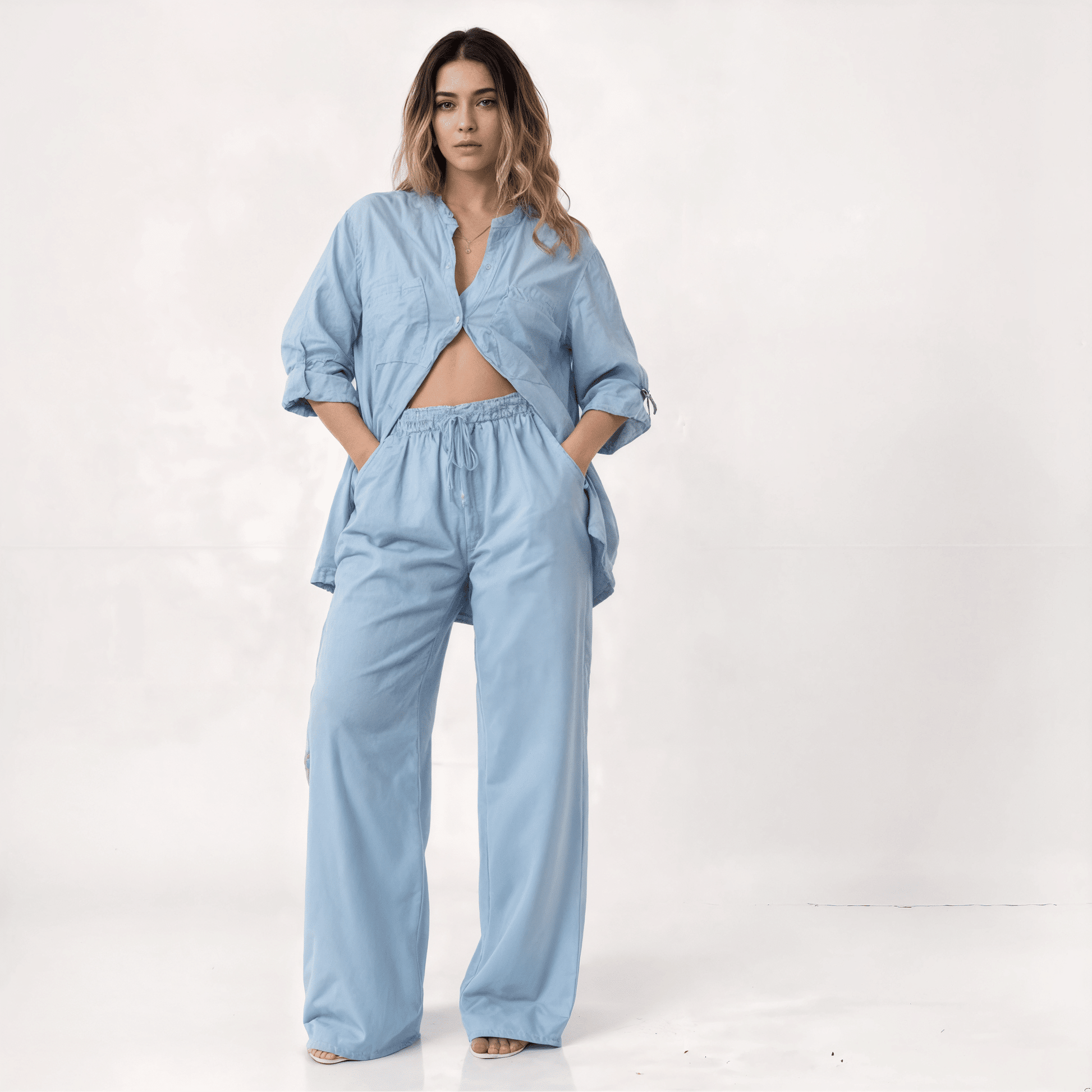 Conjunto Feminino Linho Brilho das EstrelasGramora | Luxury Ladies Clothing