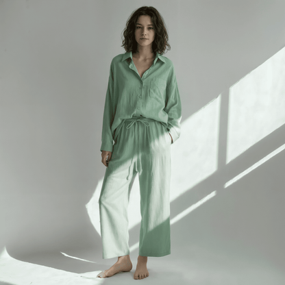 Conjunto Feminino Linho RetrôGramora | Luxury Ladies Clothing