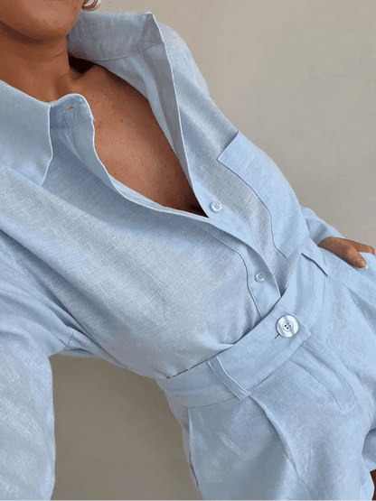 Conjunto Linho - Firenze Gramora - (A perfeição em uma única peça)Gramora | Luxury Ladies Clothing