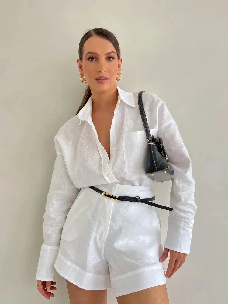 Conjunto Linho - Firenze Gramora - (A perfeição em uma única peça)Gramora | Luxury Ladies Clothing