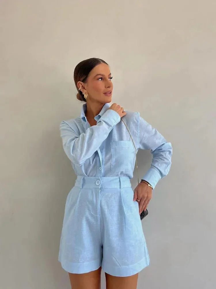Conjunto Linho - Firenze Gramora - (A perfeição em uma única peça)Gramora | Luxury Ladies Clothing