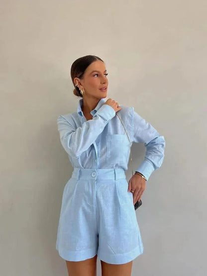 Conjunto Linho - Firenze Gramora - (A perfeição em uma única peça)Gramora | Luxury Ladies Clothing