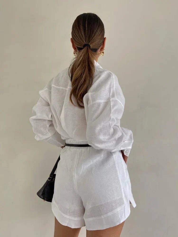 Conjunto Linho - Firenze Gramora - (A perfeição em uma única peça)Gramora | Luxury Ladies Clothing