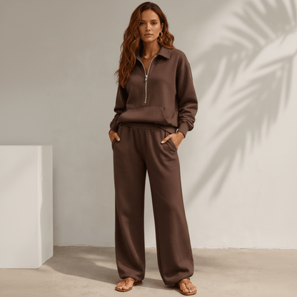 Conjunto Feminino Amara com Calça Pantalona