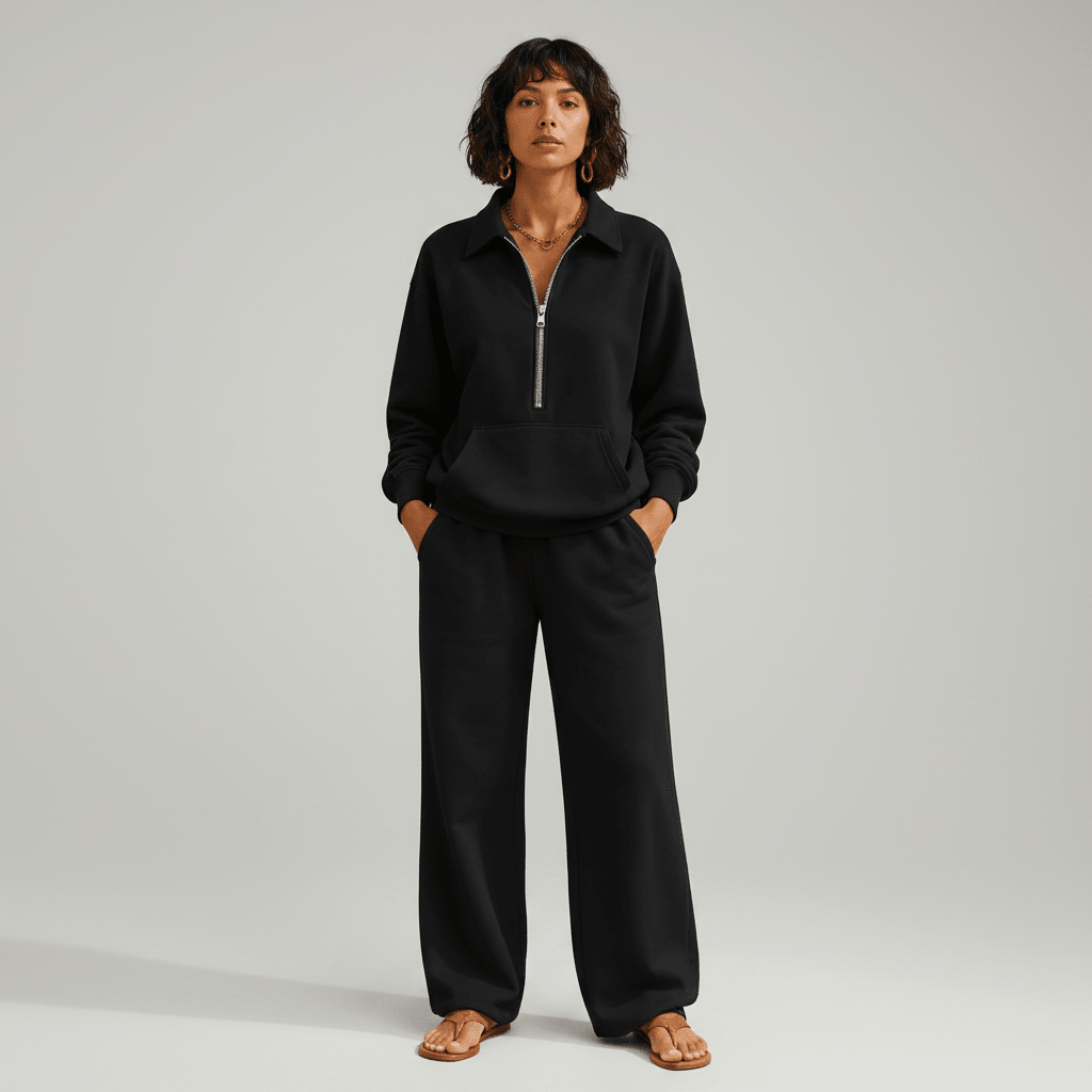Conjunto Feminino Amara com Calça Pantalona