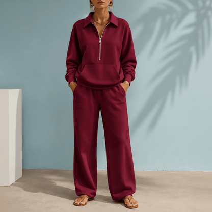 Conjunto Feminino Amara com Calça Pantalona