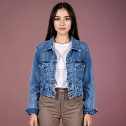 Jaqueta Jeans Feminina LunaGramora | Luxury Ladies Clothing