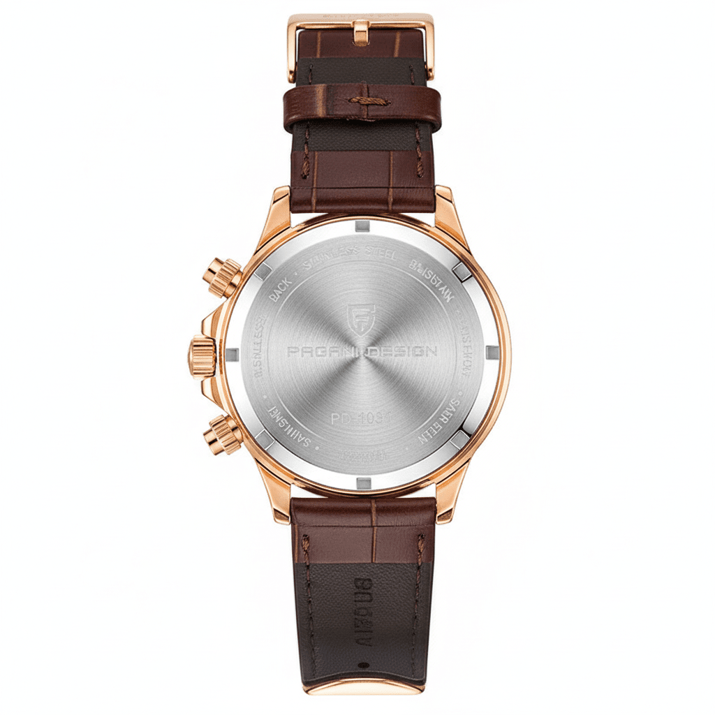Relógio Pagani Design Feminino Cronógrafo com Safira e Cristais GoldGramora | Luxury Ladies Clothing