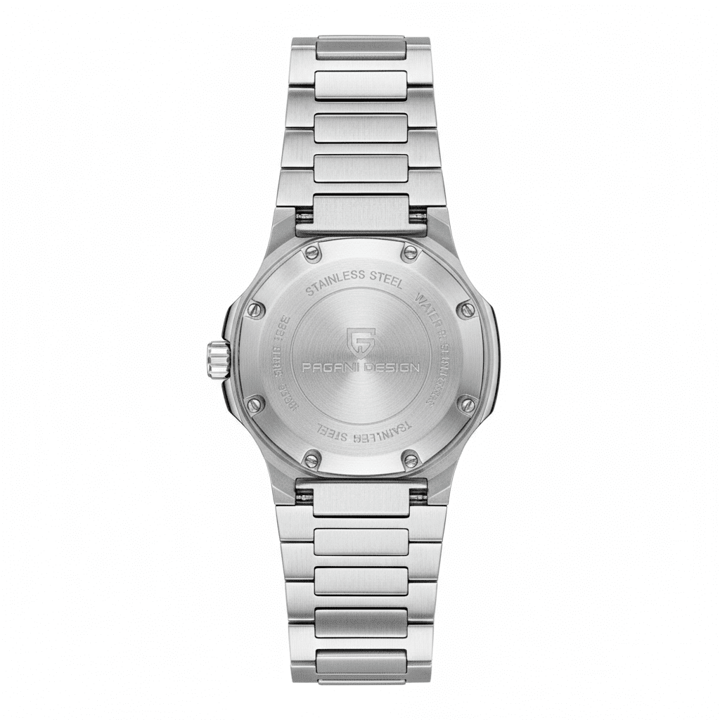 Relógio Pagani Design Feminino Fase da Lua e Safira BlackGramora | Luxury Ladies Clothing