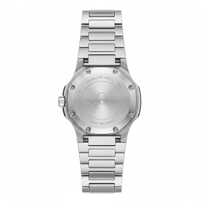 Relógio Pagani Design Feminino Fase da Lua e Safira BlackGramora | Luxury Ladies Clothing