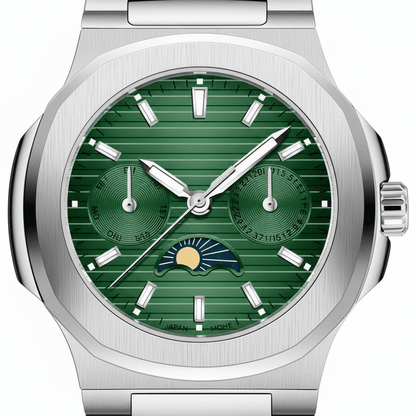 Relógio Pagani Design Feminino Fase da Lua e Safira GreenGramora | Luxury Ladies Clothing