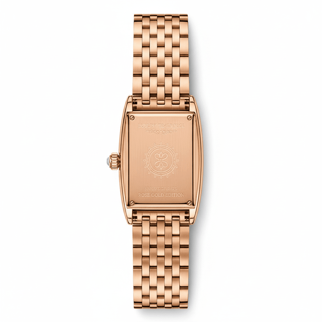 Relógio Pagani Design Feminino Retangular Safira e Cristais Gold BlueGramora | Luxury Ladies Clothing