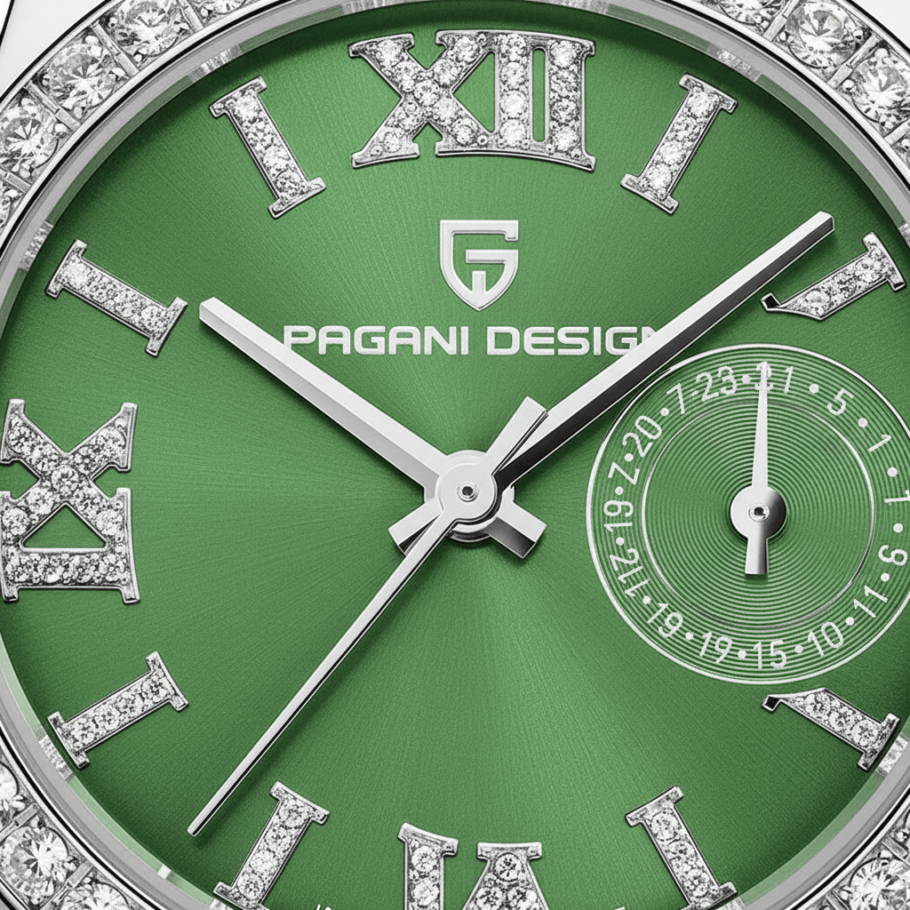 Relógio Pagani Design Feminino Safira GreenGramora | Luxury Ladies Clothing