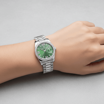 Relógio Pagani Design Feminino Safira GreenGramora | Luxury Ladies Clothing