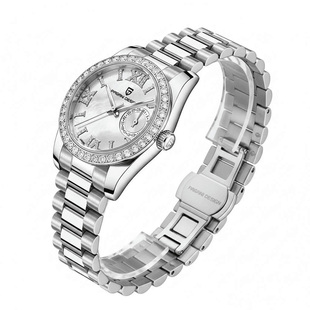Relógio Pagani Design Feminino Safira WhiteGramora | Luxury Ladies Clothing