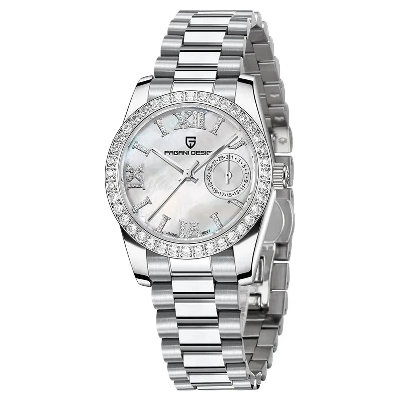 Relógio Pagani Design Feminino Safira WhiteGramora | Luxury Ladies Clothing