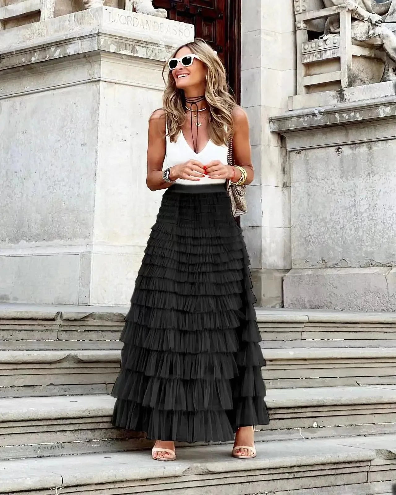 Saia Feminina AuroraGramora | Luxury Ladies Clothing