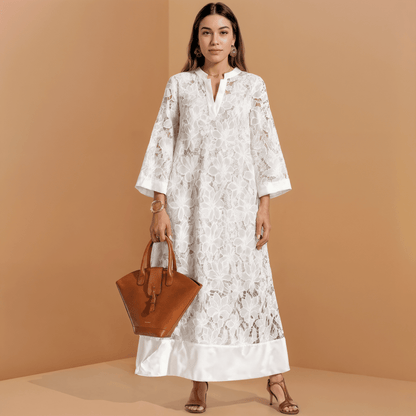 Vestido Feminino Longo Bordado AuroraGramora | Luxury Ladies Clothing