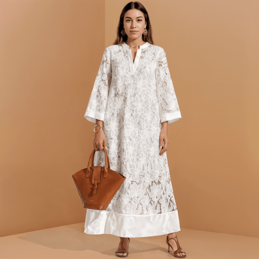 Vestido Feminino Longo Bordado AuroraGramora | Luxury Ladies Clothing