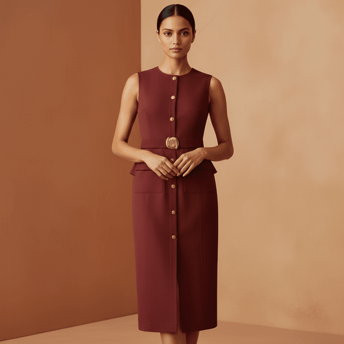 Vestido Feminino Midi Firenze ParisGramora | Luxury Ladies Clothing