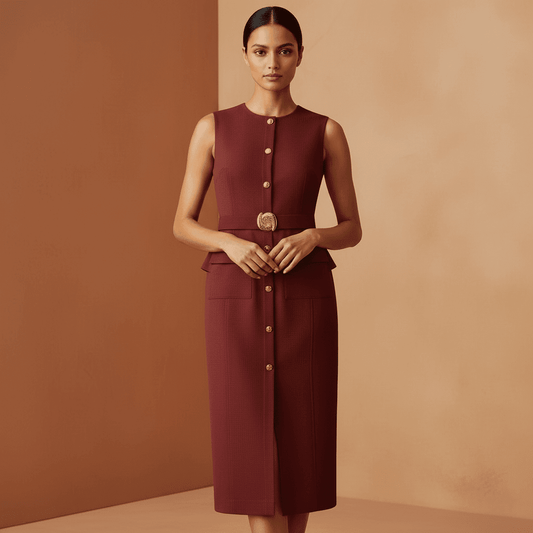Vestido Feminino Midi Firenze ParisGramora | Luxury Ladies Clothing