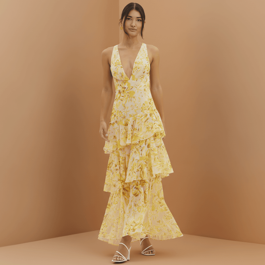 Vestido Longo Feminino Leve e FluidoGramora | Luxury Ladies Clothing